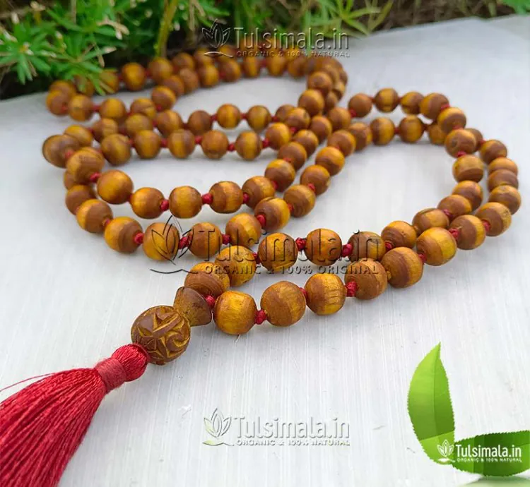 Krishna Tulsi 108+1 Original Tulsi Japa Mala 12mm Beads Size
