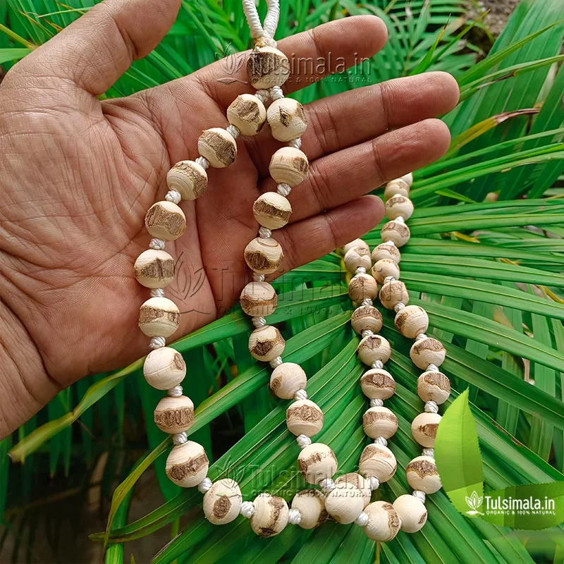 Vrindavan 54+1 Beads ISKCON Tulsi Japa Mala 14mm