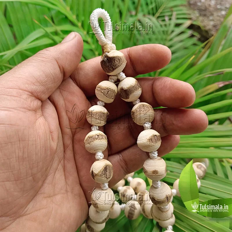 Vrindavan 54+1 Beads ISKCON Tulsi Japa Mala 14mm
