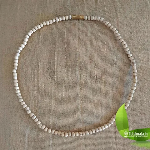 108 Tulsi Kanthi Mala for Ladies, Men, Girls and, Kids 4mm Bead