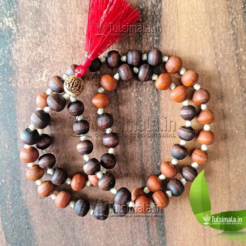 54+1 Beads Original Shyama Tulsi Japa Cum Neck Mala