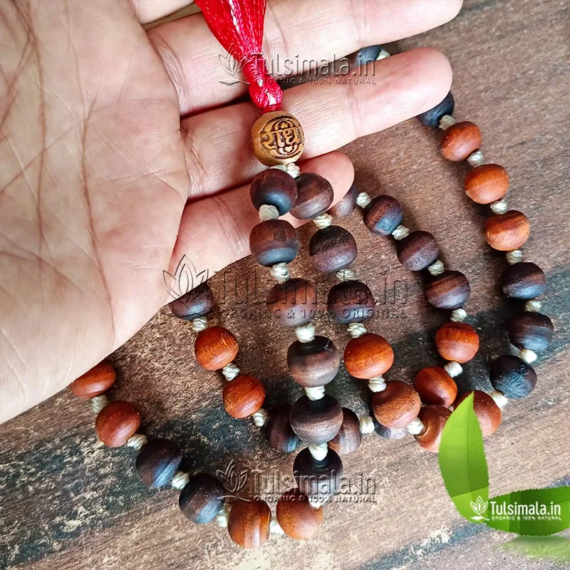 54+1 Beads Original Shyama Tulsi Japa Cum Neck Mala
